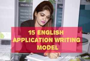 Application writing format 